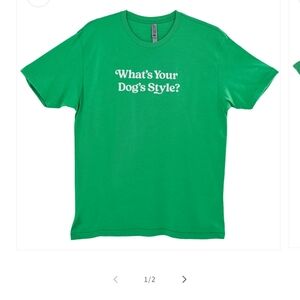 Vibrant Green Graphic Tee‎
